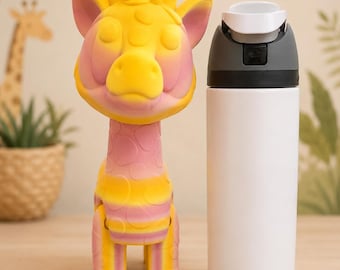 Jumbo 3D Printed Articulated Toy | Large Flexi Animal Figure | Unique Handmade Desk Buddy & Collectible Gift