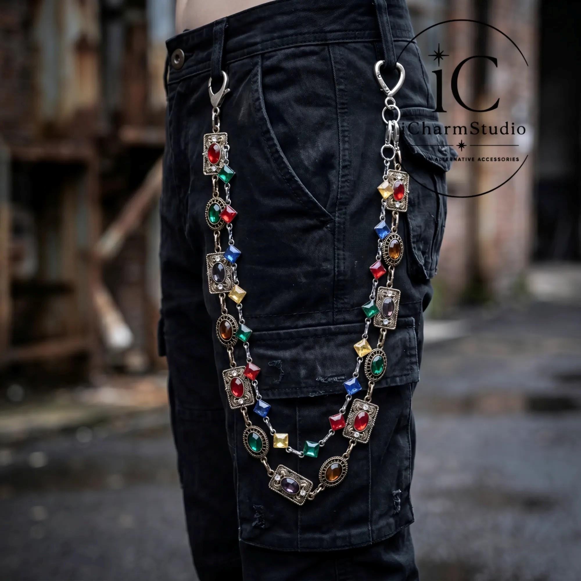 Y2k jeans rhinestone - Etsy 日本