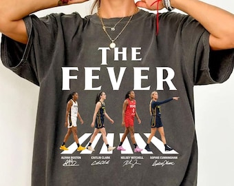 Indiana Fever Abbey Road T-Shirt, Caitlin Clark WNBA Fan Gift