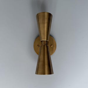 Mid-Century Modern Double Wall Sconce | Chandelier Lighting Wall Sconce | Wall Light Fixture | Brass Wall Sconce Light Minimalist Lighting
