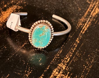 Sterling Silver Turquoise Cuff Bracelet – Southwestern Jewelry