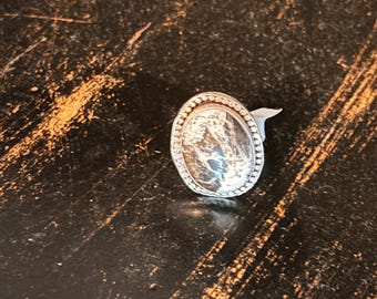 Size 7 White Buffalo Ring