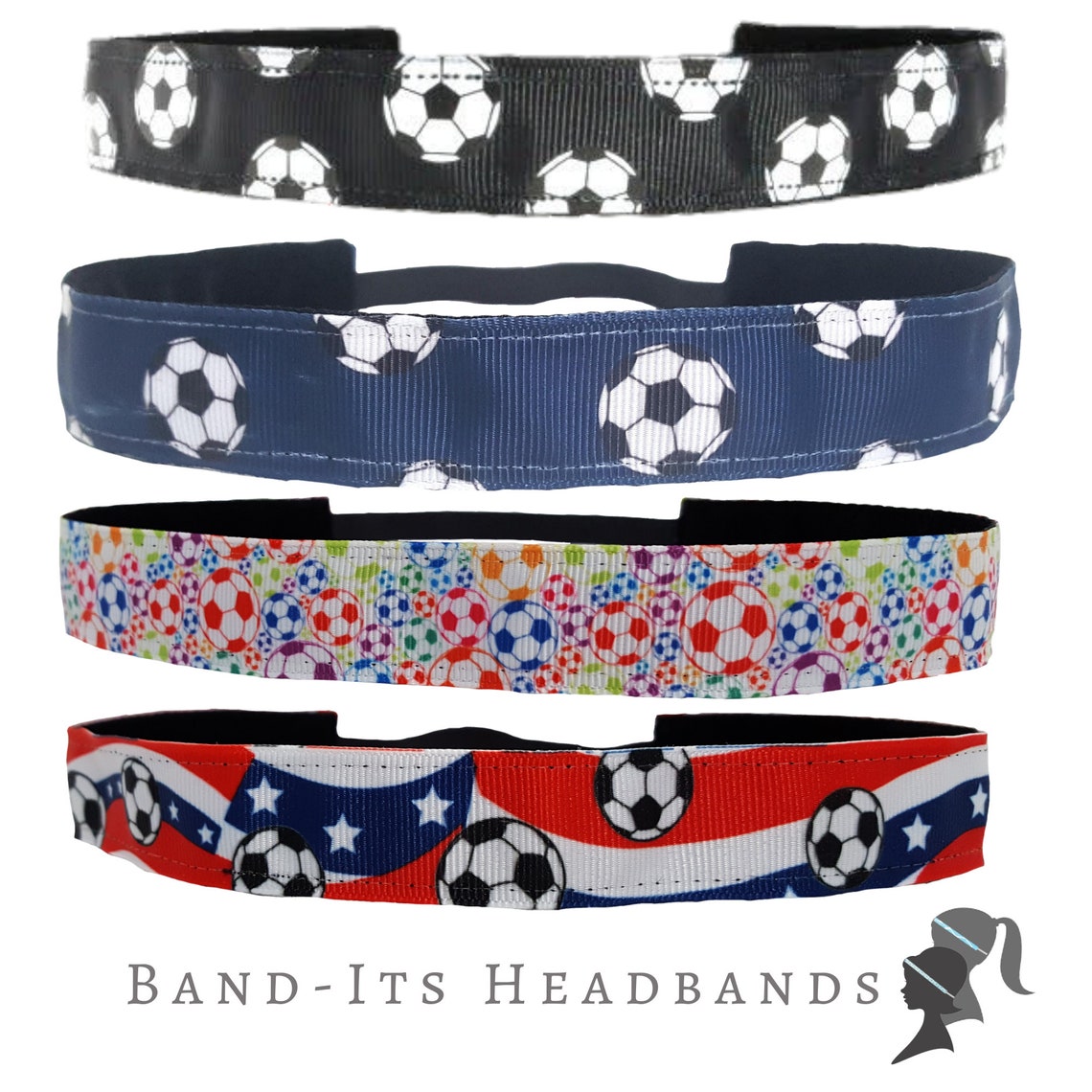 Soccer Headbands for Girls and Women Non Slip Sport Hairbands Etsy