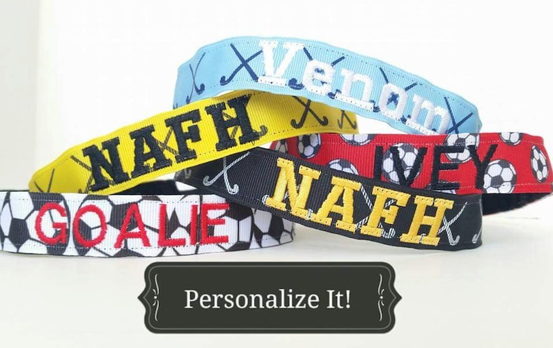 Basketball Headband Black Basketball Headband Personalized Etsy