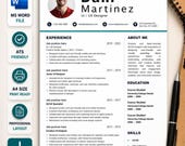 ATS Friendly Resume Template Word, Ats Friendly Resume, Modern Ats Resume, Minimalist Resume, Clean Ats Resume, Digital Download