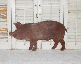 Pig Wall Decor Etsy
