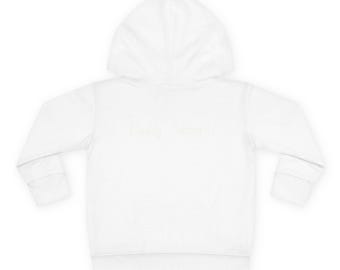 Happy Father's Day script with heart Hoodie | toddler pullover