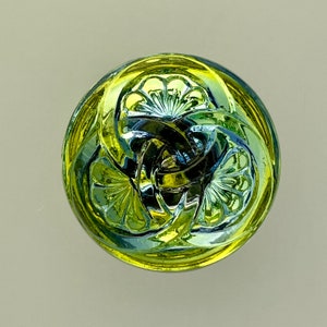 Celtic Glass Button - Made in Czech Republic 23mm