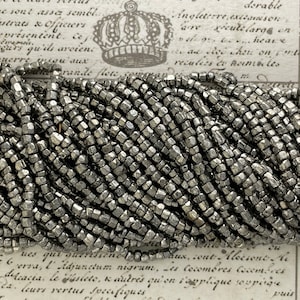 Vintage Hex Cut Seed Beads size 9/0 - made in Czechoslovakia
