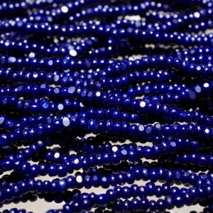 Per Strand Charlotte Cut Seed Beads size 13/0 - made in Czech Republic, True Cut Seed Beads, One Cut Facet