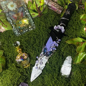 Fey Charmed Butterfly Dagger with FREE Grab Bag of Baubles