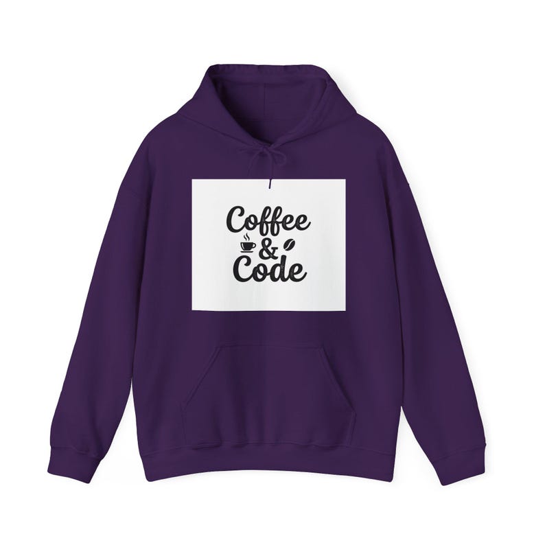 Coffee and Code Hoodie Programmer Developer Pullover Sweatshirt Gift image 12