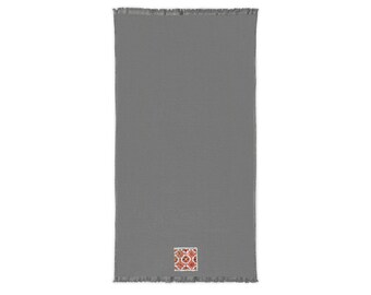 Personalized Cotton Waffle Throw Custom Monogram Blanket