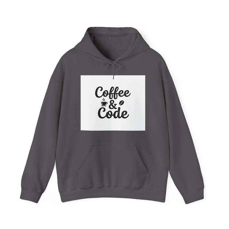 Coffee and Code Hoodie Programmer Developer Pullover Sweatshirt Gift image 9