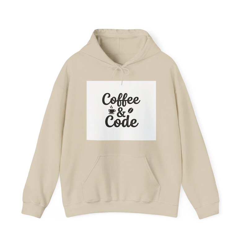 Coffee and Code Hoodie Programmer Developer Pullover Sweatshirt Gift image 3