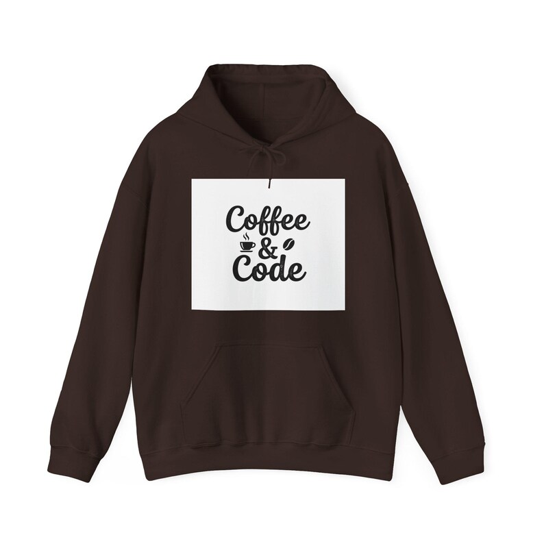 Coffee and Code Hoodie Programmer Developer Pullover Sweatshirt Gift image 5
