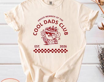 Comfort Colors Cool Dads Club T-shirt, Father's Day Gift, Gift For Dad Shirt