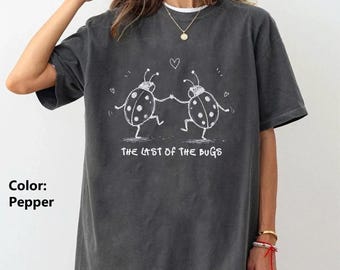 Dancing LadyBugs Comfort Colors Shirt, The Last Of The Bugs Graphic Tee, Noah Unisex T-Shirt, Indie Music Fan Gift, Vintage Insect Art Top