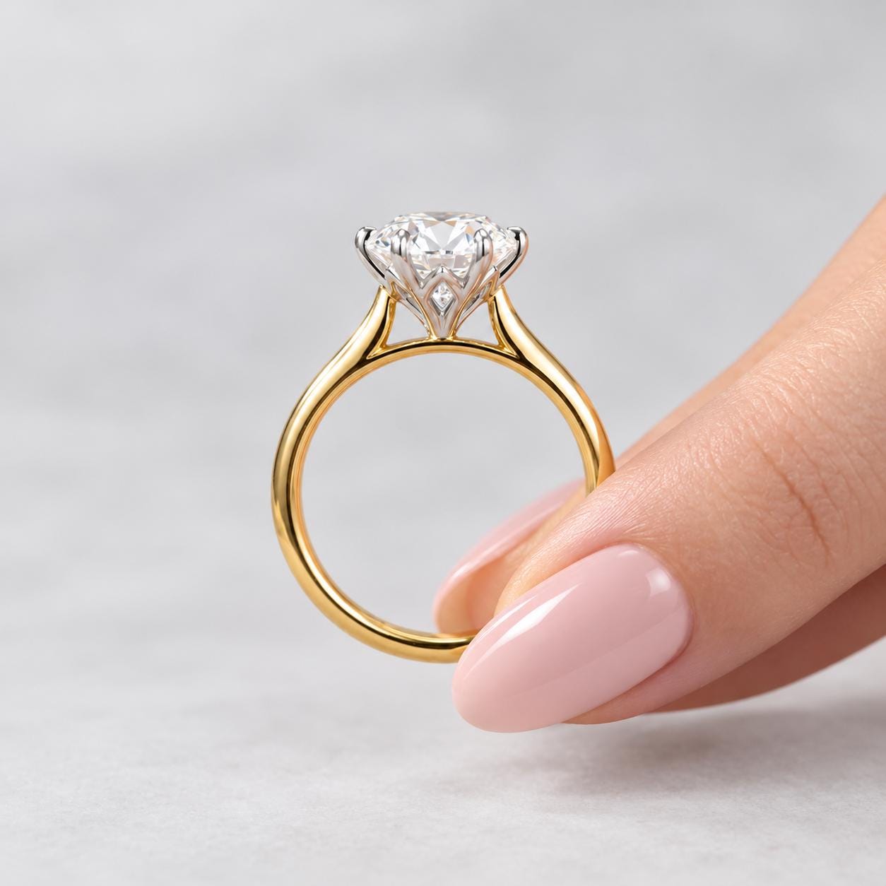 Tulip Basket Round Ring - Etsy