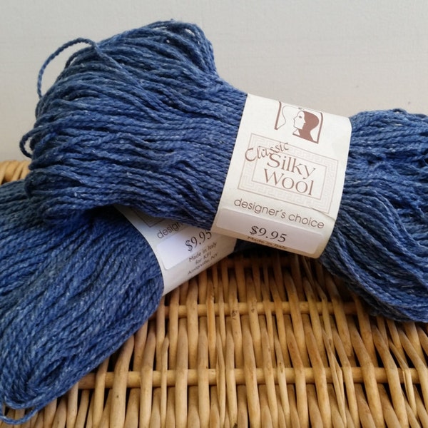 DK Wool Blend, Elsebeth Lavold Silky Wool, Woad 10, Luxury Yarn