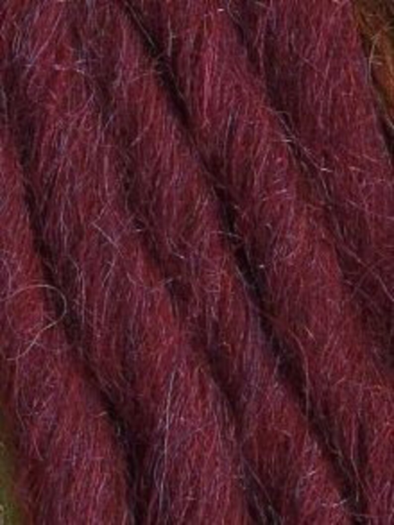 Alpaca Blend, Wool Blend, Chunky Yarn Mirasol Sulka 258 Carnation Merino Alpaca Silk image 2