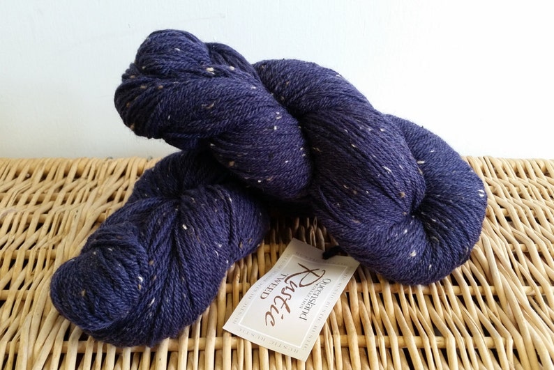Worsted Tweed Yarn Wool Blend Yarn Queensland Collection Etsy