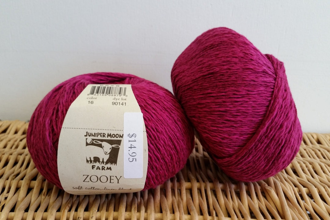 Cotton Linen Fingering Yarn Zooey by Juniper Moon Farm 16 Etsy