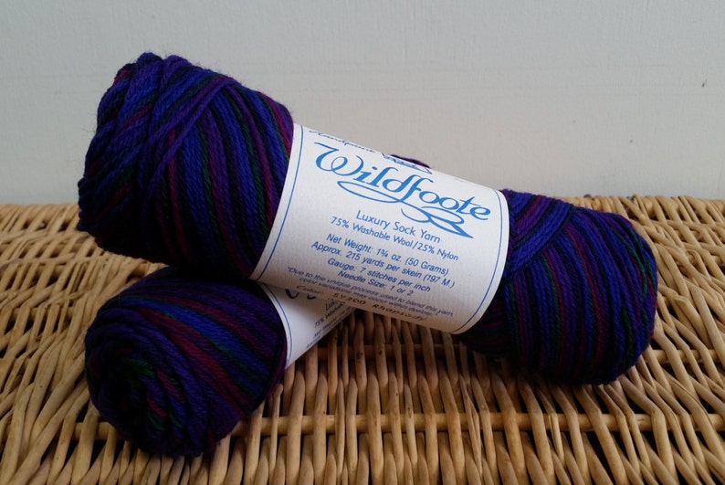 Brown Sheep Wool Wildfoote Sock Yarn Nebraska Yarn Rhapsody 200