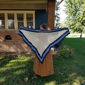 1838 Honeycomb Shawl, Historical Knitting Pattern, Victorian Shawl, Reproduction Knitting Pattern
