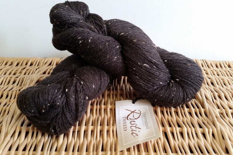 Worsted Tweed Yarn Wool Blend Yarn Queensland Collection Etsy