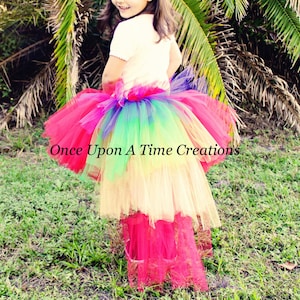 Parrot Tutu, Halloween Costume, Parrot Costume, Red Scarlet Macaw Bustle, Colorful Bird Skirt, Kids Macaw Costume, Womens Tutu, Baby, Adult