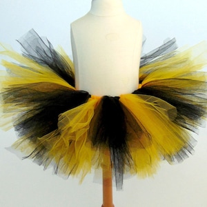 Bee Tutu, Yellow and Black Tutu, Bumble Bee Tutu Costume, First Birthday Tutu, Baby Bee Costume, Custom Sports Team Tutu, Little Girls Tutu