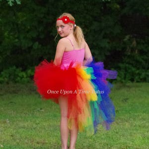 Parrot Tutu, Halloween Costume, Adult Parrot Costume, Rainbow Scarlet Macaw Bustle, Colorful Bird Skirt, Kids Macaw Costume, Womens Tutu