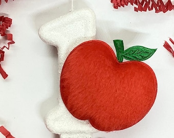 Apple Birthday Candle, Fruit Party Decorations, I Am One, Sparkly Number Cake Topper, Keepsake Candle, Party Supplies, Kids Summer Birthday