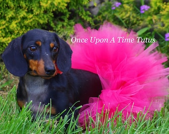 Hot Pink Dog Tutu, Dog Tutu, Puppy Tutu Skirt, Dog Halloween Costume, Fur Baby, Pet Birthday, Xxs XS Small Medium Large Extra Large Xxl Xxxl