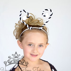 Black and White Butterfly Antenna Headband Halloween Insect | Etsy