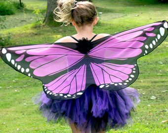 Adult Tutu Skirt Kids Monarch Butterfly Toddler Butterfly Costume Butterfly Costume Girls Butterfly Dress Pink Lime Green Black Dress