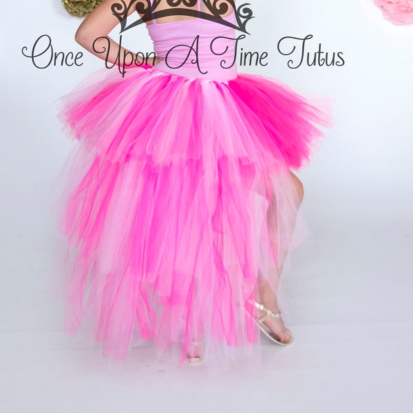 Hot Pink Bustle Tutu, Flamingo Costume, Unicorn Halloween Costume, Adult Flamingo, Baby Girl Flamingo Skirt, Kid Birthday Outfit, Teen Skirt