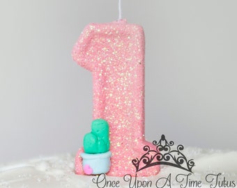 Mardi Gras Birthday Candle Mardi Gras Party Decor Party Supplies Sparkly Number Cake Topper Keepsake Candle Purple Green Gold Glitter