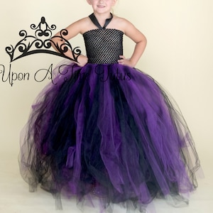 Black Dress With Purple Accents