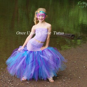 Mermaid Costume, Kids, Mermaid Tail Tutu, Baby Girls Mermaid Outfit, Birthday Outfit, Smash Cake Tutu Set, Toddler Mermaid Costume, Infant