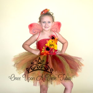 Autumn Fairy Costume, Fairy Tutu Dress, Halloween Costume, Fall Fairy, Woodland Fairy, Cosplay Dress, Renaissance Fairy, Festival Costume