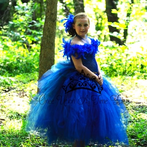 Blue Macaw Costume, Blue Bird Feather Dress, Halloween Costume, Kids Parrot Costume, Baby Girl Tutu Dress, Toddler Costume, Blue Macaw