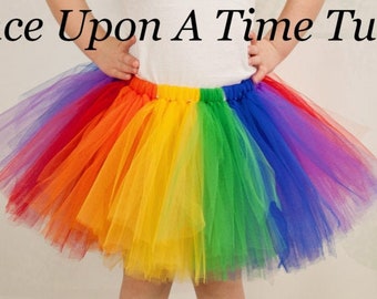 Rainbow Tutu, Kids Tutu, 1st Birthday Tutu, First Birthday Tutu, Primary Tutu, Gay Pride Tutu, Infant Tutu, Toddler Tutu, Adult Tutu