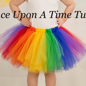 Tutu Arcoiris Falda Tul Colores Lgbt Pride Orgullo Marcha Tutu Multicolor, Moda de Mujer