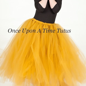 Mustard tutu skirt best sale