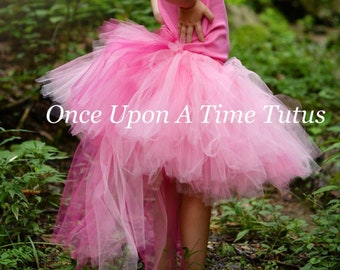 Hot Pink Flamingo Bustle Tutu, Flamingo Costume, Halloween Costume, Adult Flamingo, Baby Girl Flamingo Skirt, Kids Flamingo Costume, Skirt