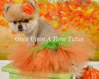 Pumpkin Dog Tutu, Dog Tutu, Puppy Tutu Skirt, Dog Halloween Costume, Fur Baby, Pet Birthday, Xxs XS Small Medium Large Extra Large Xxl Xxxl