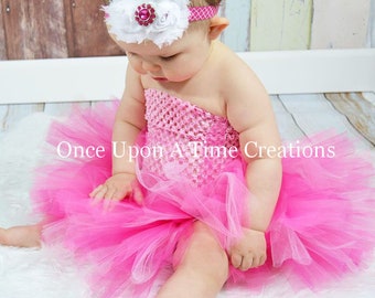 Helle rosa Tutu Kleid, ersten Geburtstag Outfit, kleine Mädchen Tutu Kleid, Baby Mädchen Tutu, Kleinkind Tutu, zerschlagen Kuchen Outfit, Kinder Prinzessin Tutu
