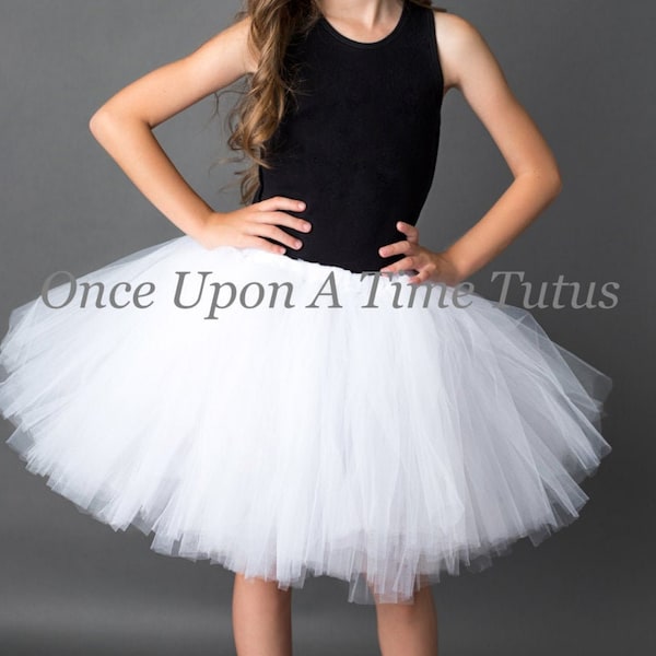 White Tutu, Angel Tutu, Baby Tutu, 1st Birthday Tutu, Angel Halloween Costume, White Angel Skirt, First Birthday Tutu, Kid Tutu, Tulle Skirt